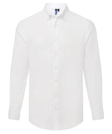 ‘Supreme’ Oxford long sleeve shirt — White