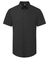 ‘Supreme’ Oxford short sleeve shirt — Black