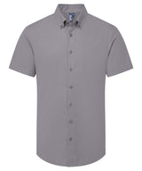‘Supreme’ Oxford short sleeve shirt — Steel Grey