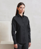 Women’s long sleeve ‘Recyclight’ poplin shirt — lifestyle