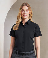 Women's supreme poplin short sleeve shirt — lifestyle