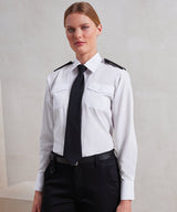 Women's long sleeve pilot shirt — lifestyle