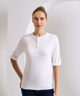 Women's Long John roll-sleeve tee — lifestyle