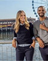 C&B Ladies Oakville V-Neck Sweater — lifestyle