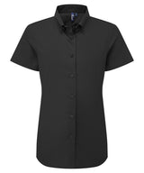 Women’s ‘Supreme’ Oxford short sleeve shirt — Black