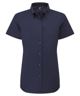 Women’s ‘Supreme’ Oxford short sleeve shirt — Navy