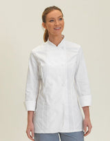 Dennys Ladies' LS Fitted Chef's Jacket — lifestyle