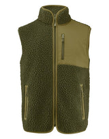 James Harvest Kingsley Fleece Vest — lifestyle