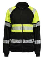 Jobman Sweatshirt Full-Zip Hi-Vis — lifestyle