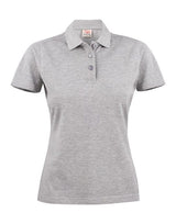 Printer Ladies Pique Surf Polo — lifestyle