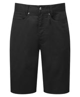 Performance chino shorts — Black