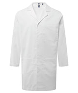 Essential 3-pocket work coat — White