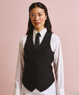 Women's lined polyester waistcoat — lifestyle