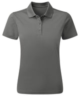 Women’s Spun Dyed Recycled Polo Shirt — Dark Grey