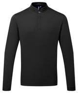 Essential Coolchecker® long sleeve chef’s shirt — Black