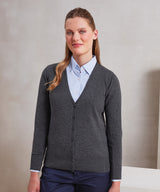 Women's button-through knitted cardigan — lifestyle