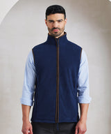 Artisan fleece gilet — lifestyle