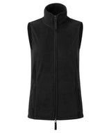 Women’s artisan fleece gilet — Black/Black