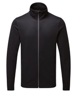 Men's spun dyed sustainable zip-through sweatshirt — Black