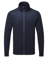 Men's spun dyed sustainable zip-through sweatshirt — French Navy
