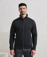 Men's spun dyed sustainable zip-through sweatshirt — lifestyle