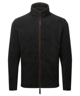 Artisan fleece jacket — Black/Brown