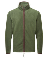 Artisan fleece jacket — Moss Green/Brown