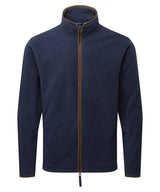 Artisan fleece jacket — Navy/Brown
