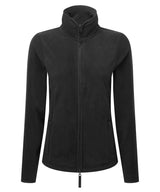Women’s artisan fleece jacket — Black/Black