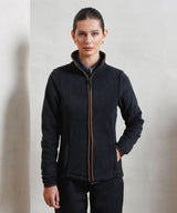 Women’s artisan fleece jacket — lifestyle