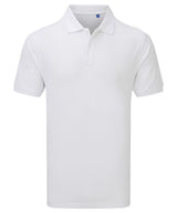‘Essential’ unisex short sleeve workwear polo shirt — White