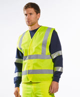 Hi-vis two-band-and-brace vest (C470) — lifestyle