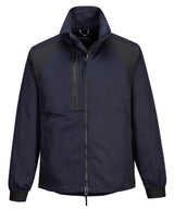 WX2 stretch work jacket (CD885) — Deep Navy/Black