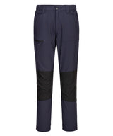 WX2 stretch work trousers (CD886) slim fit — Deep Navy/Black