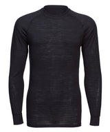 Merino wool crew neck long sleeve top — lifestyle