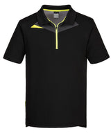 DX4 Polo shirt (DX410) — Black/Yellow