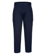 Women's stretch cargo trousers (S233) slim fit — Dark Navy