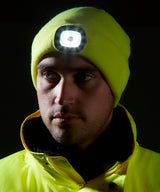 Beanie LED headlight USB rechargeable (B029) — lifestyle