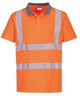 Eco Hi-vis short sleeve polo (EC10) — lifestyle