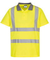 Eco Hi-vis short sleeve polo (EC10) — Yellow