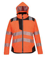 Women’s PW3 Hi-vis winter jacket (PW382) — Orange/Black
