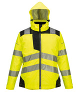Women’s PW3 Hi-vis winter jacket (PW382) — Yellow/Black