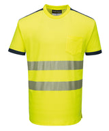 PW3 Hi-vis t-shirt (T181) — Yellow/Black