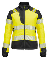 Women’s PW3 Hi-vis hybrid baffle jacket (T171) — Yellow/Black