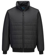 Professional insulated bomber (S609) — Black