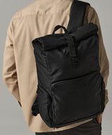 Q-Tech charge roll-top backpack — lifestyle