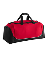 Teamwear large holdall — Red/Black/White