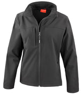 Women's classic softshell jacket — Black