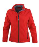 Women's classic softshell jacket — Red