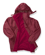 Recycled StormDri 6000 coat — Burgundy/Burgundy